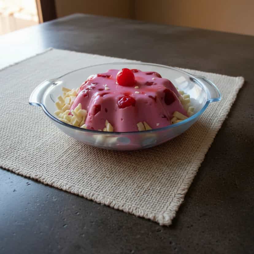 Foto deliciosa de Mousse de Cereja com Chocolate pronta para servir - Pudins & Cremes