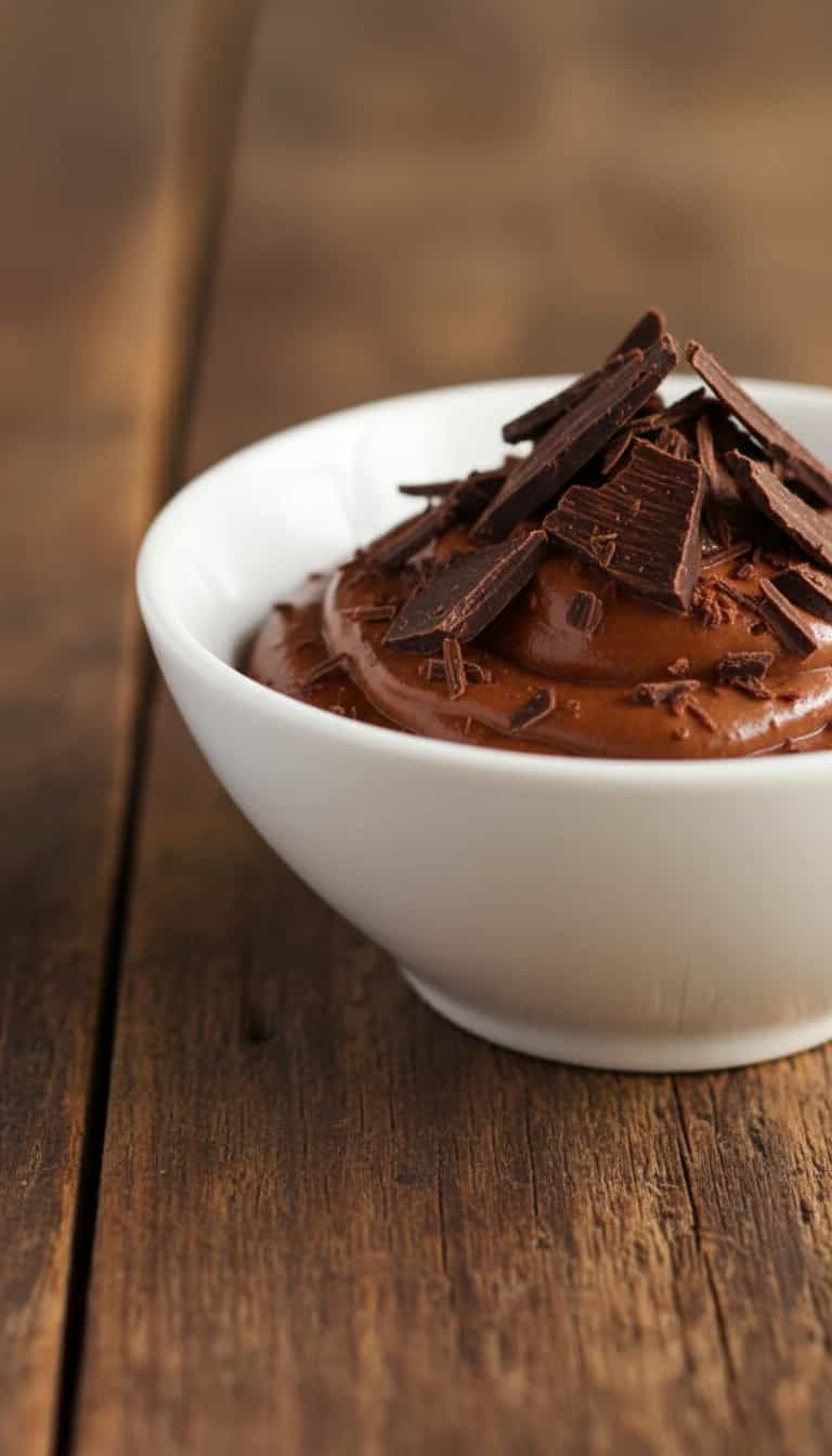 Foto deliciosa de Mousse de Chocolate da Elena pronta para servir - Pudins & Cremes