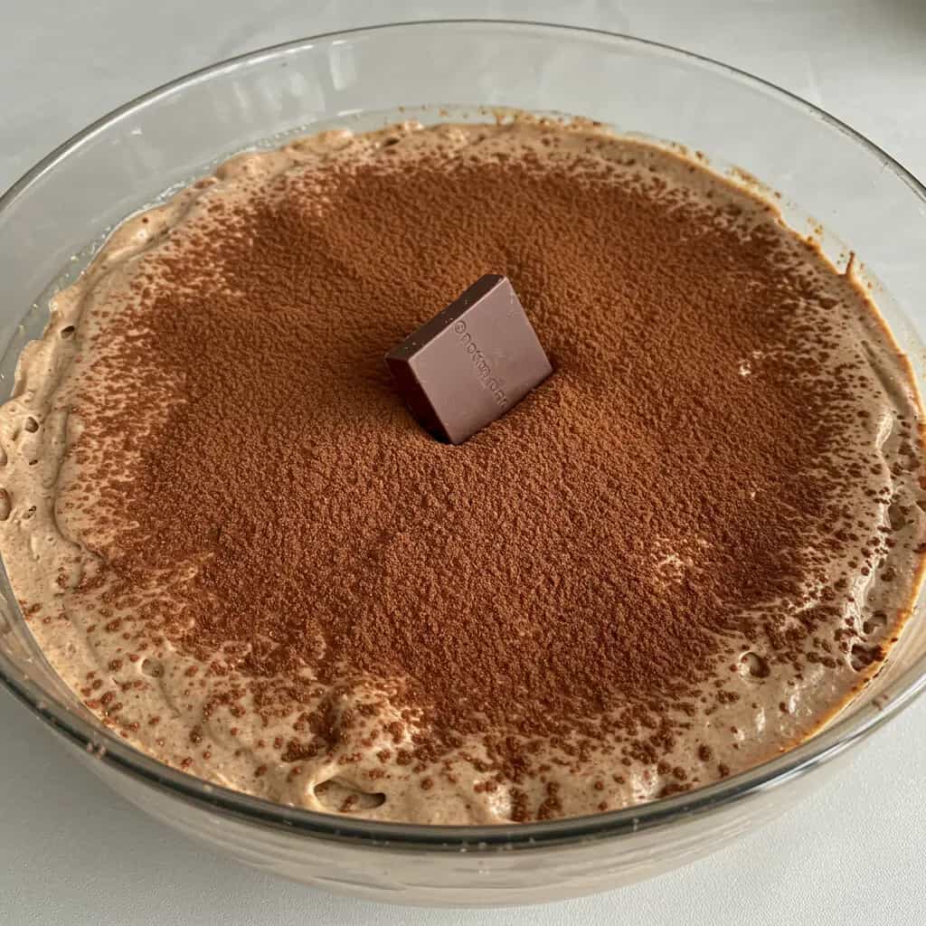 Mousse de Chocolate Meio Amargo