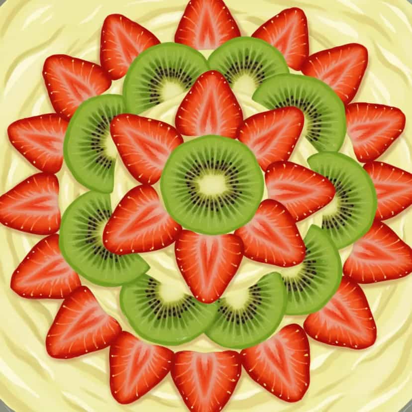 Foto deliciosa de Mousse de Maracujá com Frutas Frescas pronta para servir - Pudins & Cremes