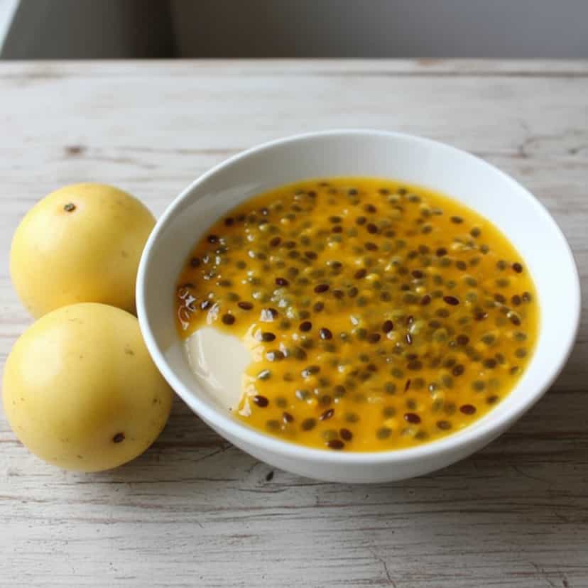 Foto deliciosa de Mousse de Maracujá Cremosa pronta para servir - Pudins & Cremes