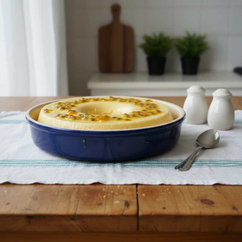 Foto deliciosa de Mousse de Maracujá Cremoso pronta para servir - Pudins & Cremes