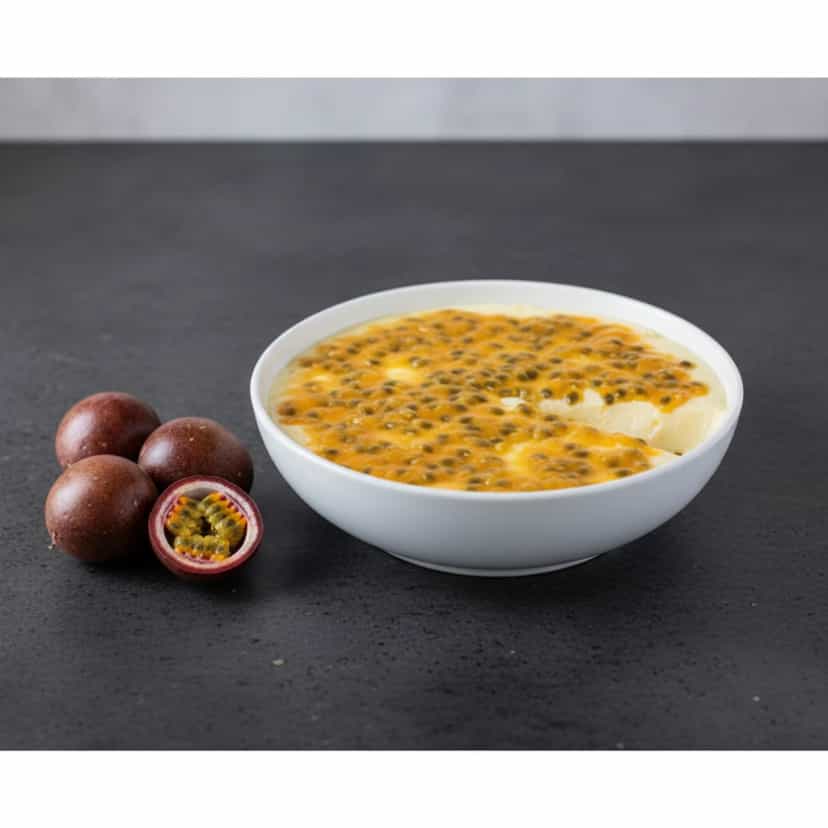 Foto deliciosa de Mousse de Maracujá Light pronta para servir - Doces Gelados & Sorvetes