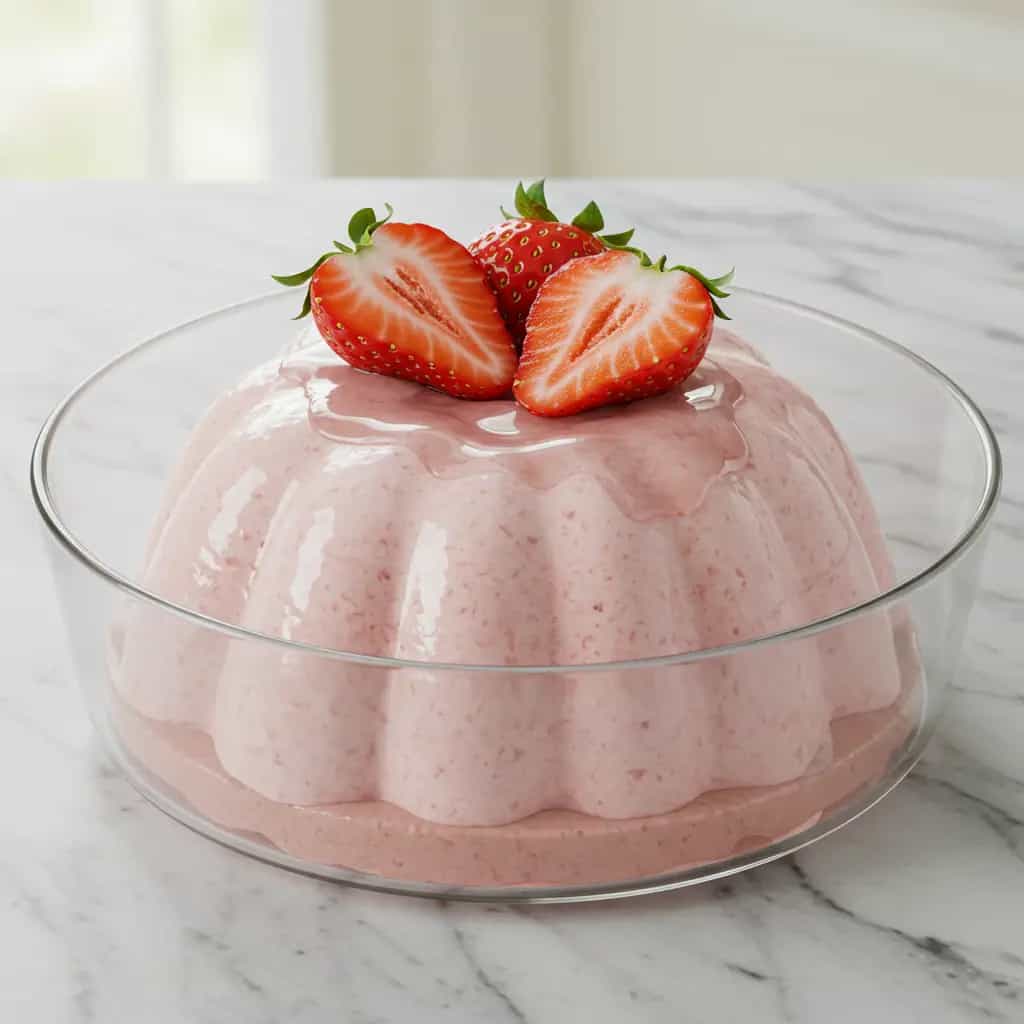 Mousse de Morango Cremosa