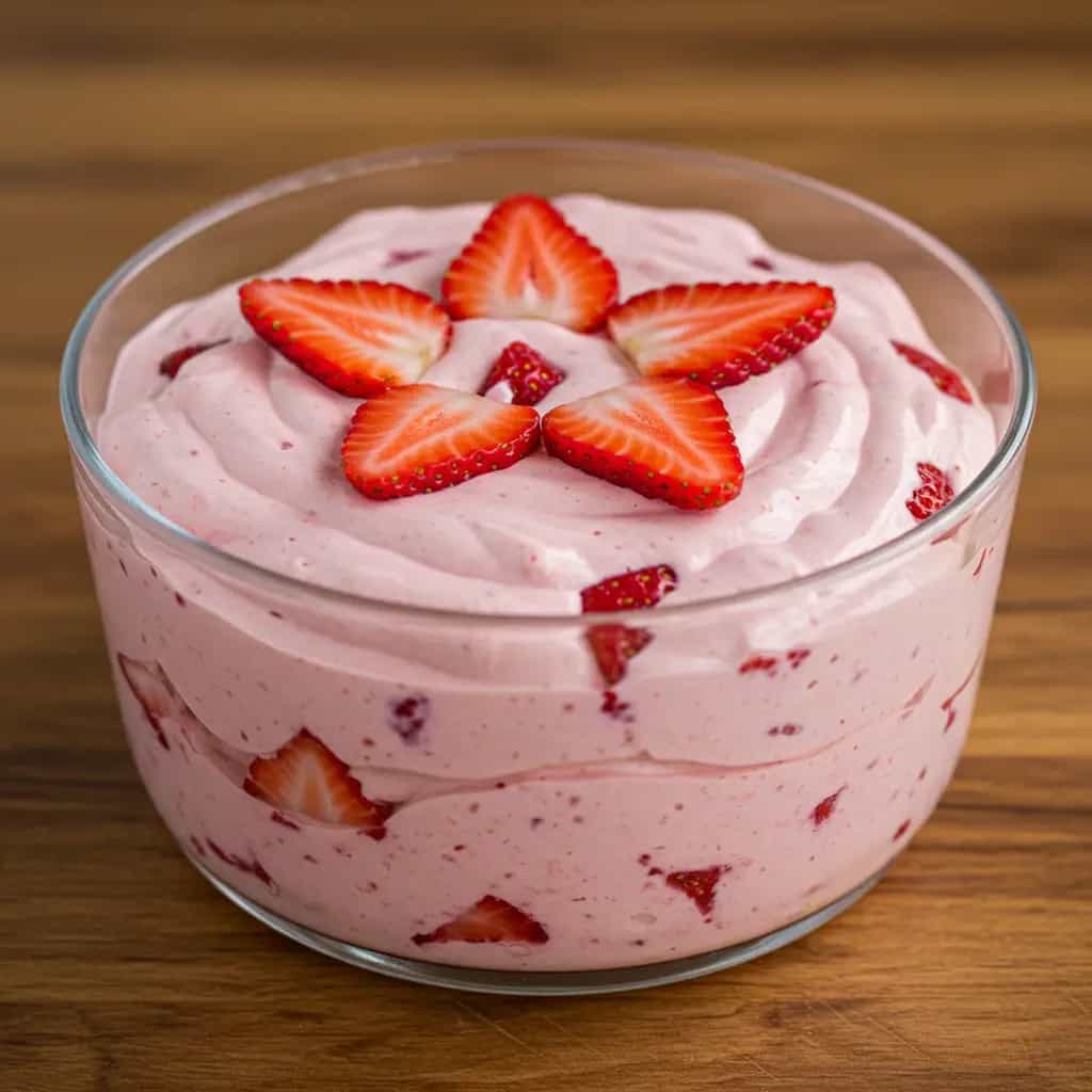 Mousse de Morango cremoso