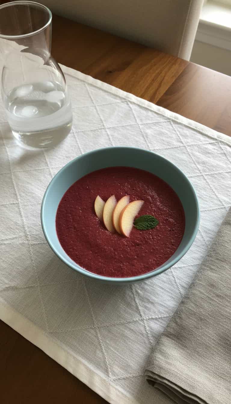 Foto deliciosa de Mousse de Pera ao Vinho Tinto pronta para servir - Pudins & Cremes