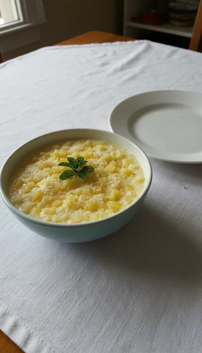 Foto deliciosa de Mousse Leve de Abacaxi Diet pronta para servir - Sem Açúcar
