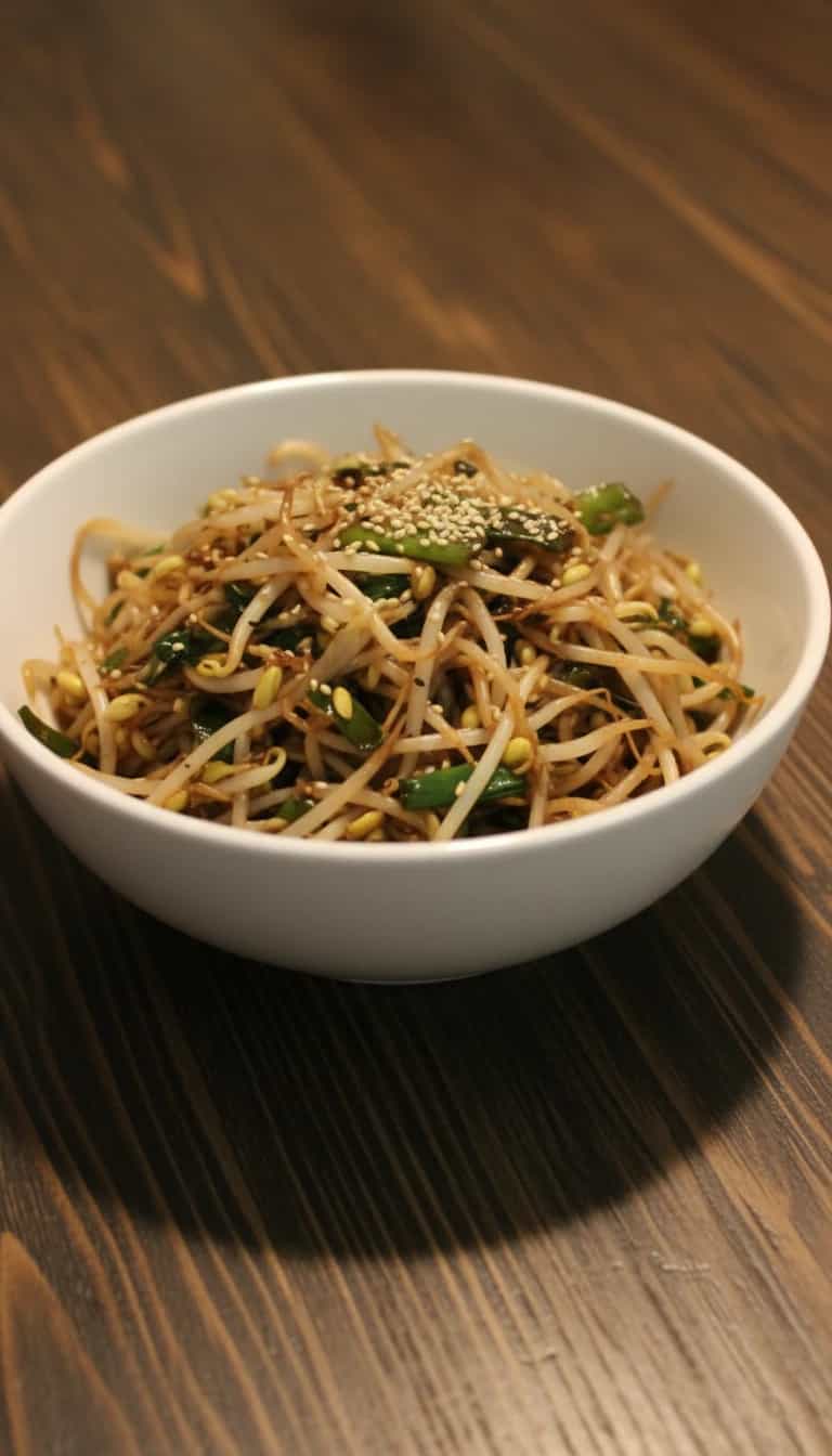 Moyashi com Molho Agridoce