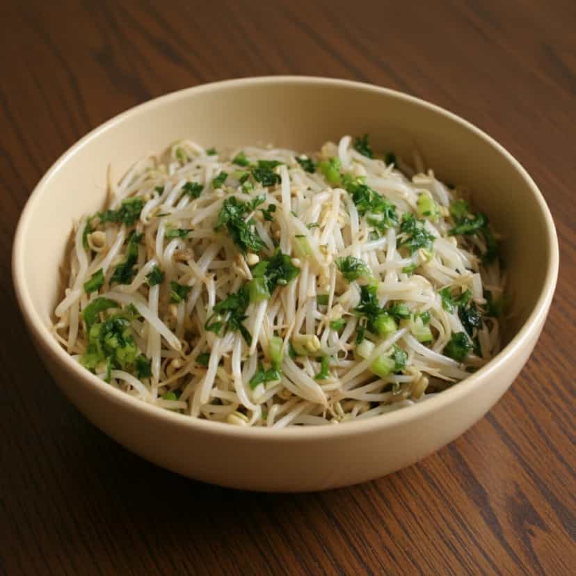 Foto deliciosa de Moyashi Salteado pronta para servir - Outras Receitas