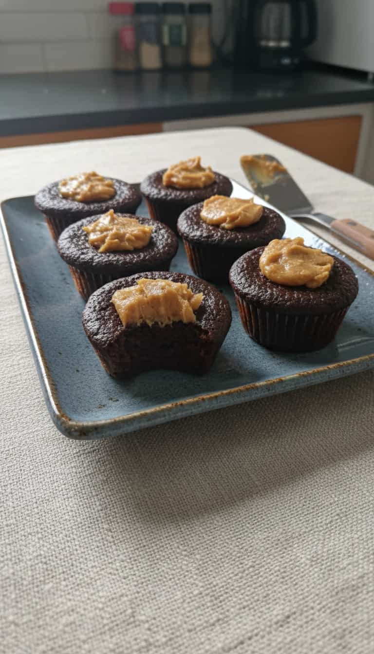 Foto deliciosa de Muffin de Abóbora com Cacau pronta para servir - Snacks Assados