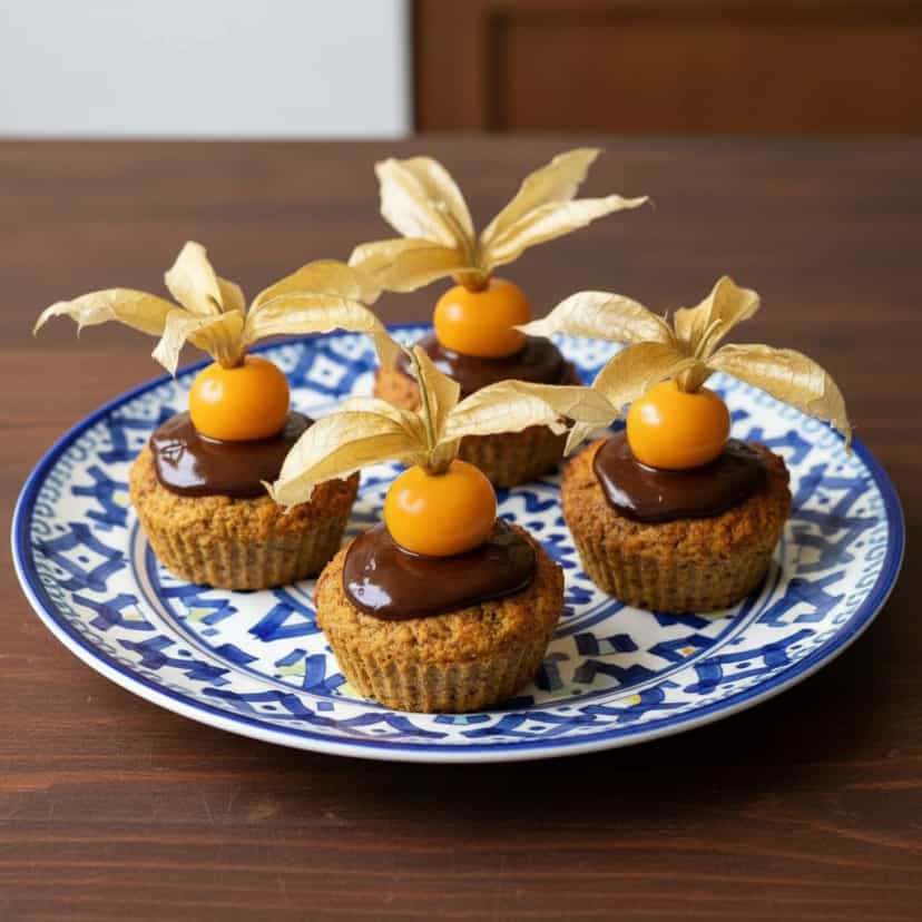 Foto deliciosa de Muffin de Abóbora com Canela pronta para servir - Snacks Assados