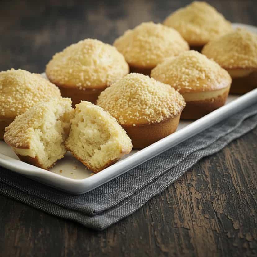 Foto deliciosa de Muffin de Frango e Queijo pronta para servir - Salgadinhos