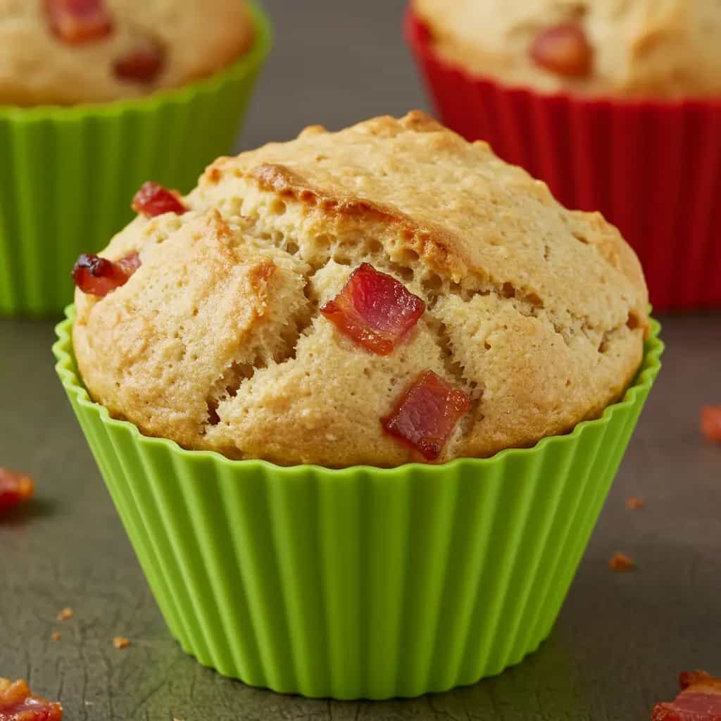 Muffin de Queijo com Bacon