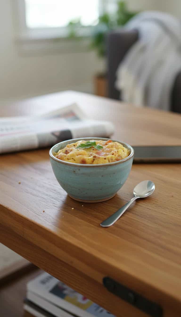 Foto deliciosa de Muffin de Queijo de Caneca pronta para servir - Lanches de Padaria