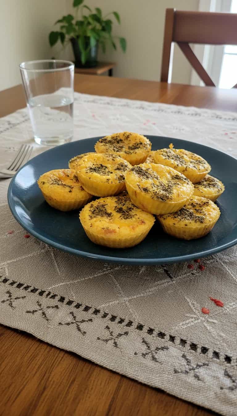 Foto deliciosa de Muffin de Tapioca com Bacon pronta para servir - Lanches de Padaria