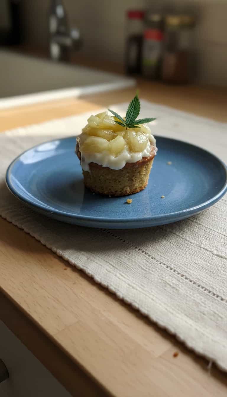 Foto deliciosa de Muffins de Abacaxi Caramelizado pronta para servir - Lanches de Padaria