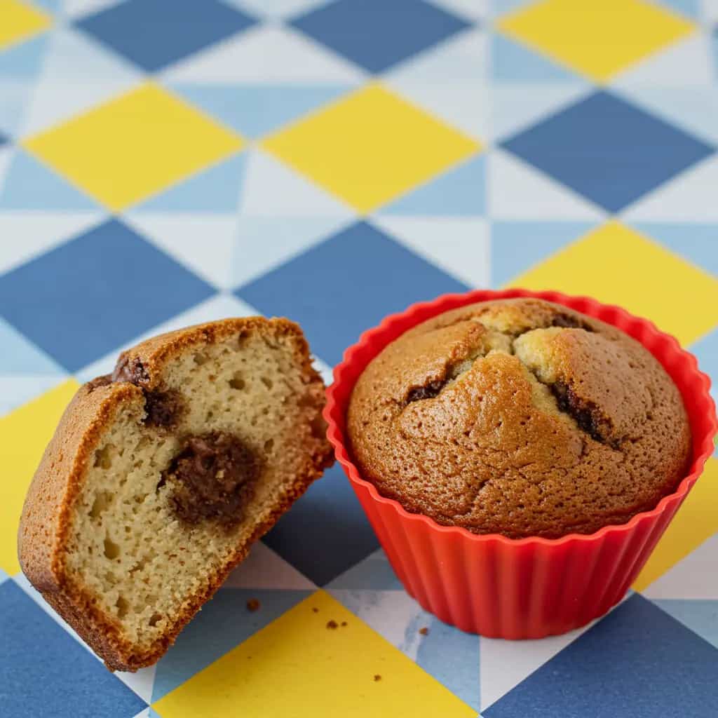 Muffins de Banana com Chocolate