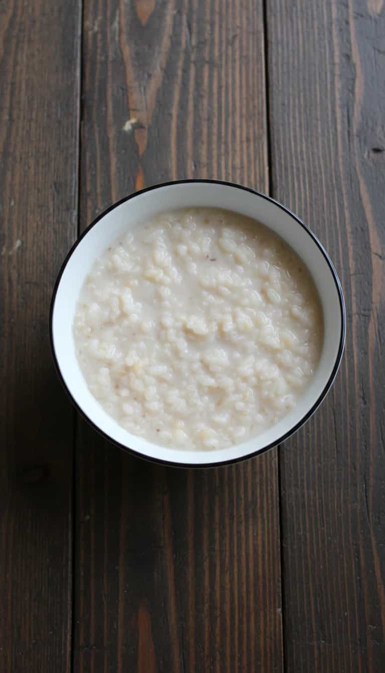 Foto deliciosa de Munguzá Cremoso de Milho Branco pronta para servir - Pudins & Cremes