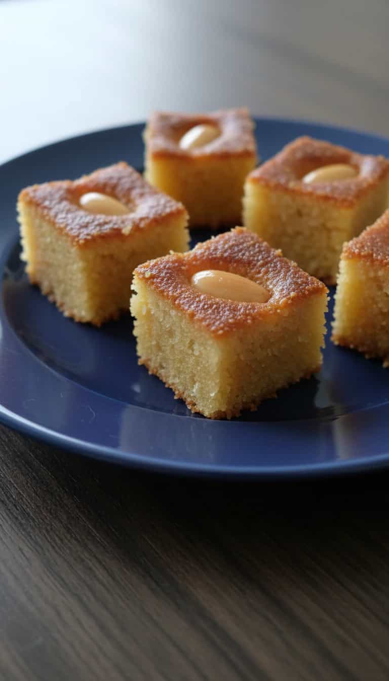 Foto deliciosa de Namoura Caseira: Doce Árabe de Semolina pronta para servir - Outras Receitas