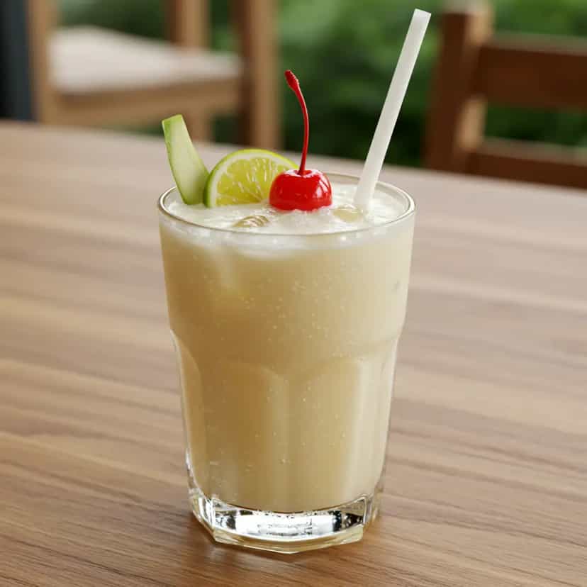 Foto deliciosa de Nevada: Caipirinha Cremosa de Limão pronta para servir - Coquetéis
