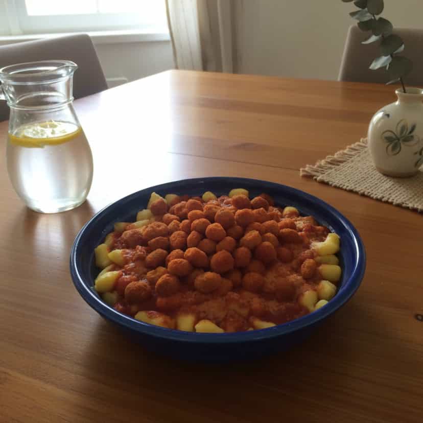 Foto deliciosa de Nhoque de Batata com Açafrão pronta para servir - Massas & Macarrão