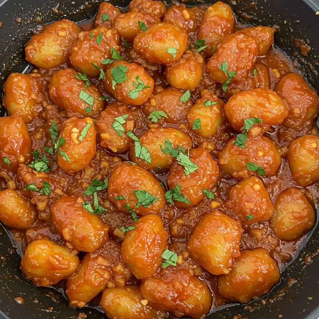Nhoque de batata com maisena