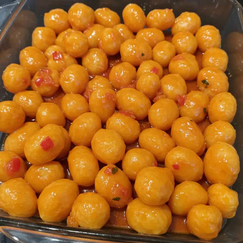 Foto deliciosa de Nhoque de Batata Roxa pronta para servir - Massas & Macarrão