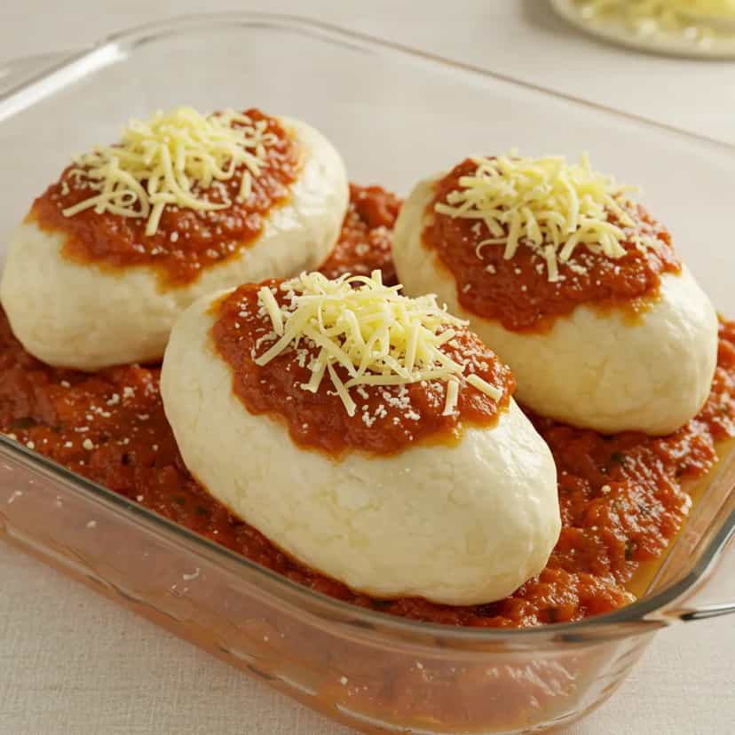 Foto deliciosa de Nhoque de Mandioca com Queijos pronta para servir - Massas & Macarrão