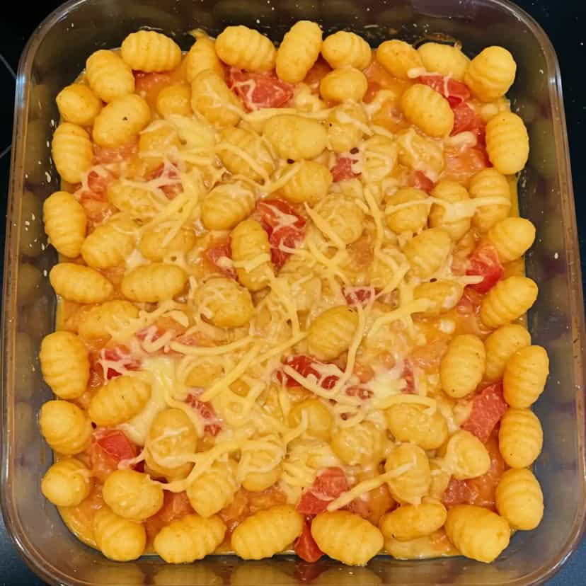 Foto deliciosa de Nhoque diferente ou nhoque de maionese pronta para servir - Massas & Macarrão