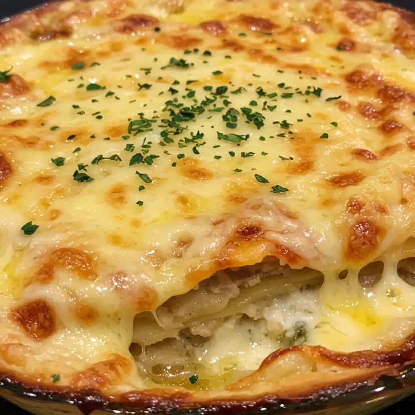 Foto deliciosa de Nhoque Recheado com Carne Moída pronta para servir - Massas & Macarrão