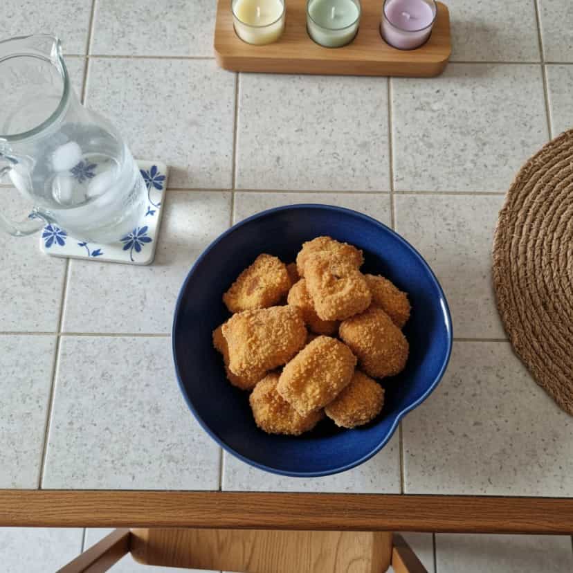 Foto deliciosa de Nuggets de Frango pronta para servir - Salgadinhos