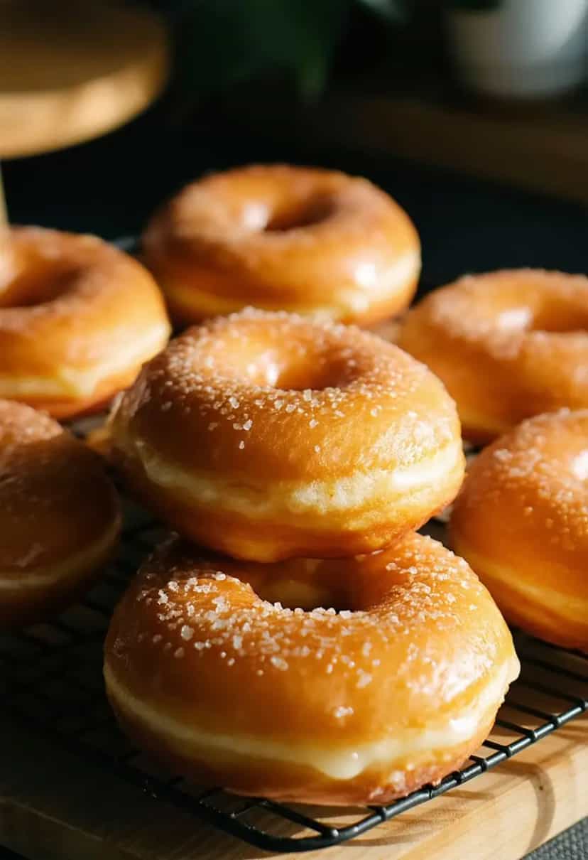 Foto deliciosa de Donuts Antigos pronta para servir - Outras Receitas