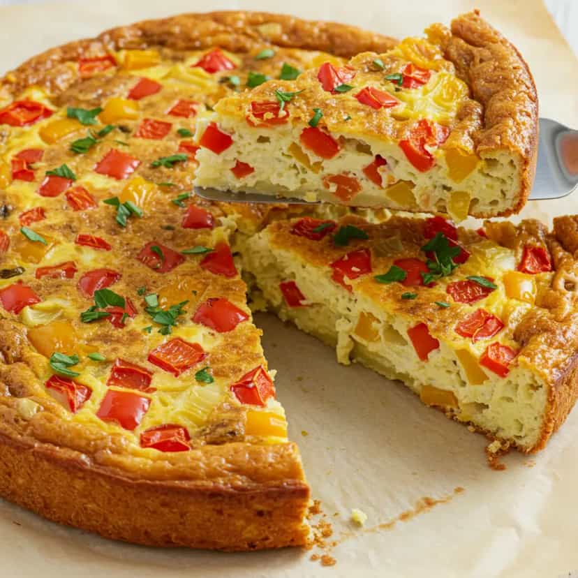 Foto deliciosa de Omelete ao forno pronta para servir - Outras Receitas