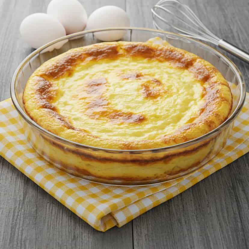 Foto deliciosa de Omelete de Forno com Cenoura e Queijo pronta para servir - Outras Receitas