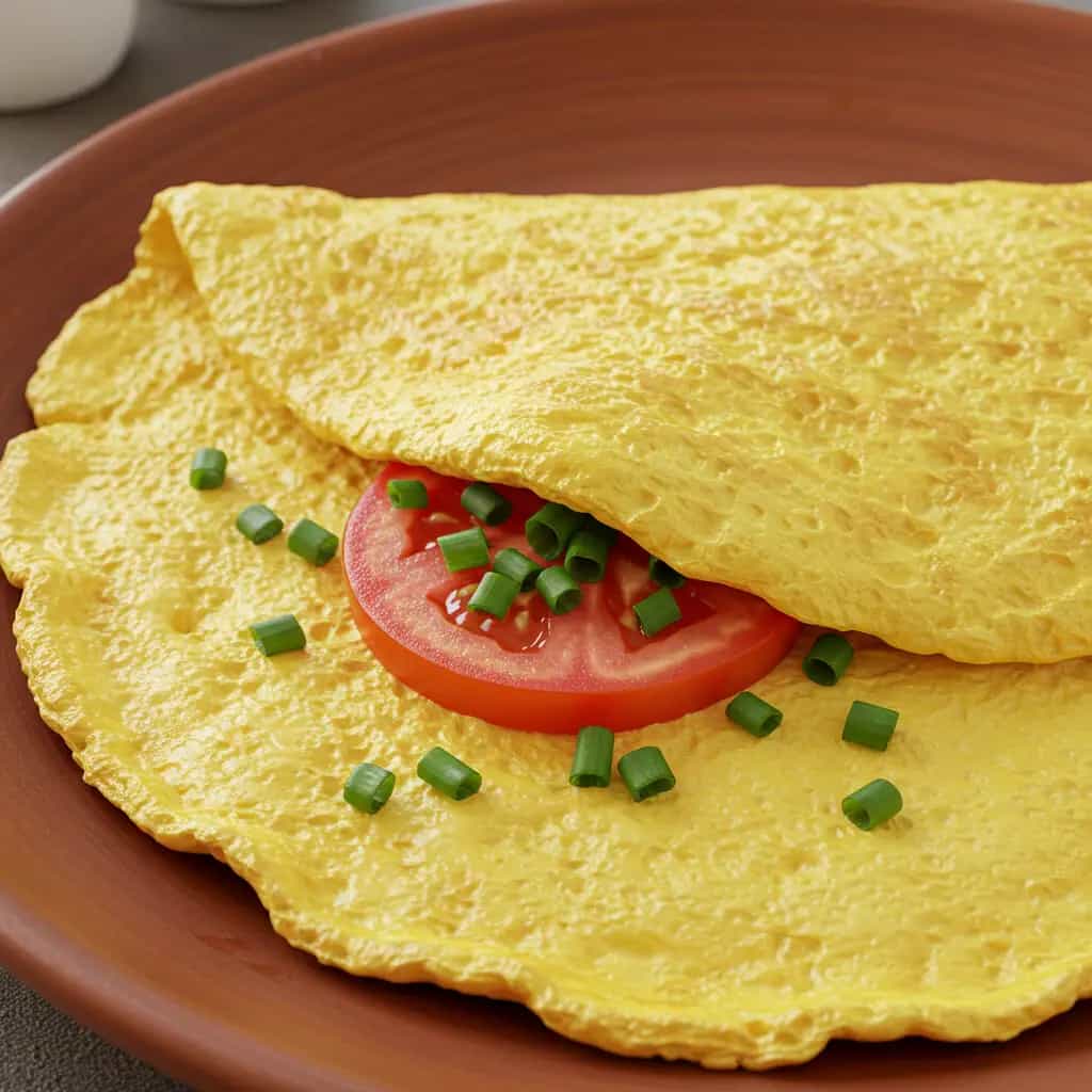 Omelete de Frango Cremoso
