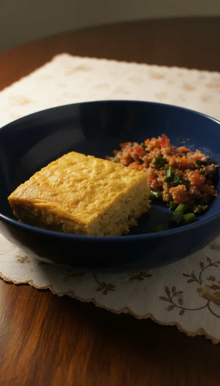 Foto deliciosa de Omelete de Frango no Micro-ondas pronta para servir - No Micro-ondas