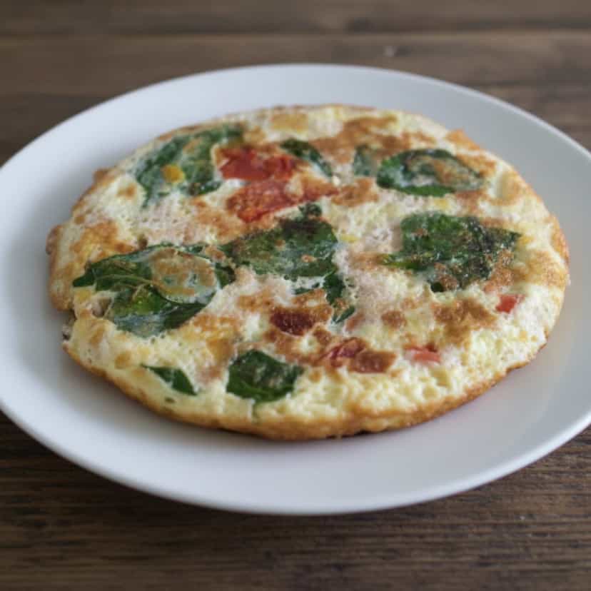 Foto deliciosa de Omelete de Soja e Fubá pronta para servir - Ovos