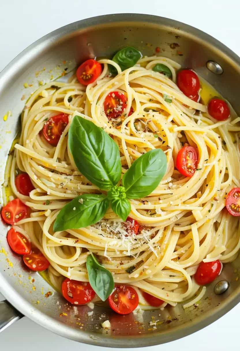 Massa de Limão e Manjericão para uma Pessoa