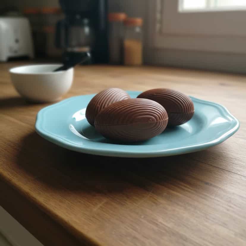 Foto deliciosa de Ovo de Páscoa de Chocolate com Azeite pronta para servir - Outras Receitas