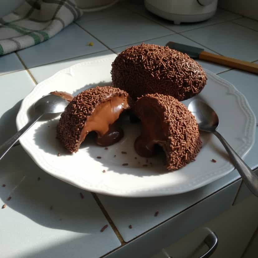 Foto deliciosa de Ovo de Páscoa de Chocolate com Café pronta para servir - Outras Receitas