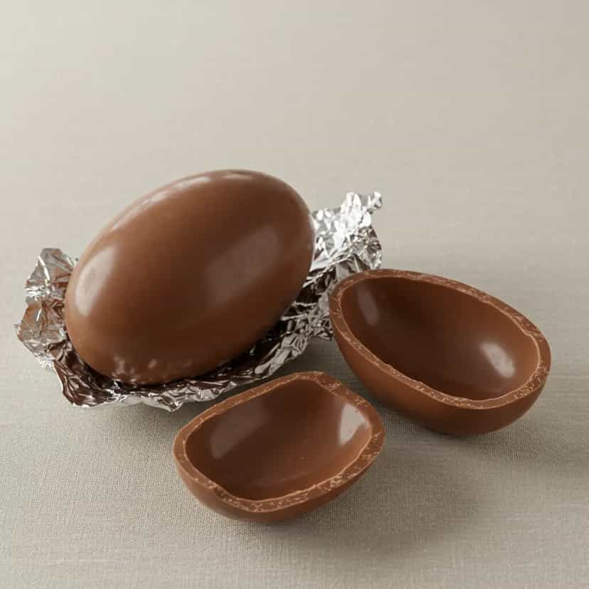 Foto deliciosa de Ovo de Páscoa de Chocolate Meio Amargo pronta para servir - Outras Receitas