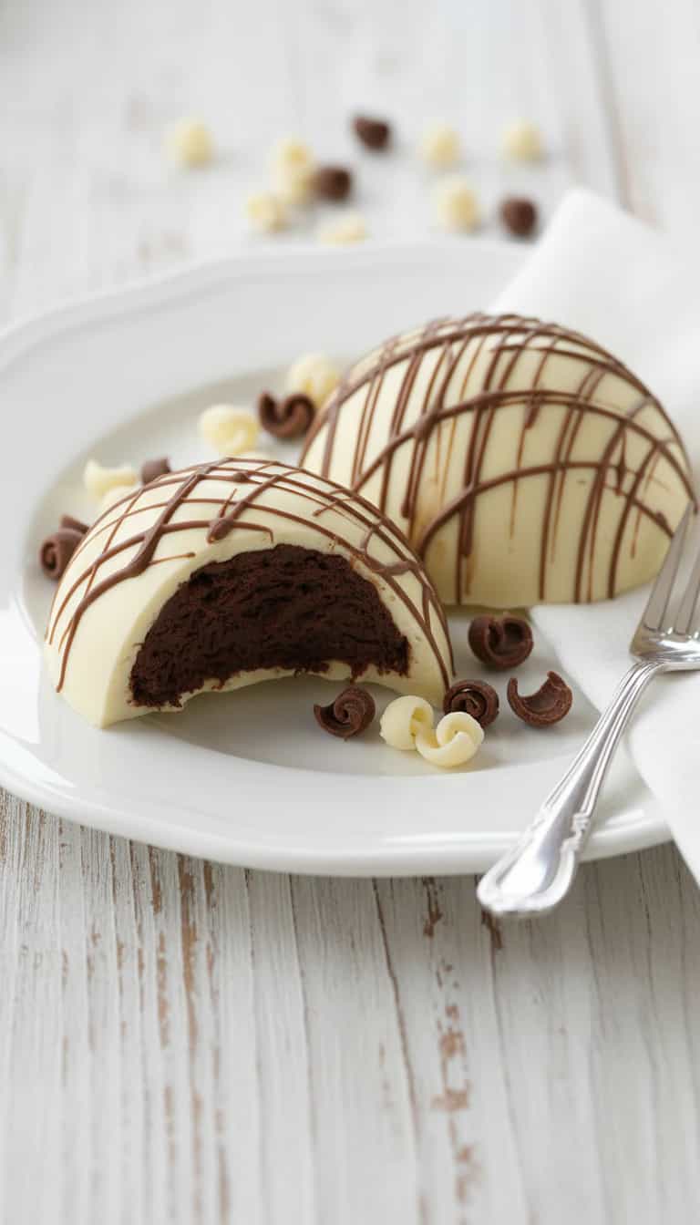 Foto deliciosa de Ovo de Trufa de Chocolate pronta para servir - Outras Receitas