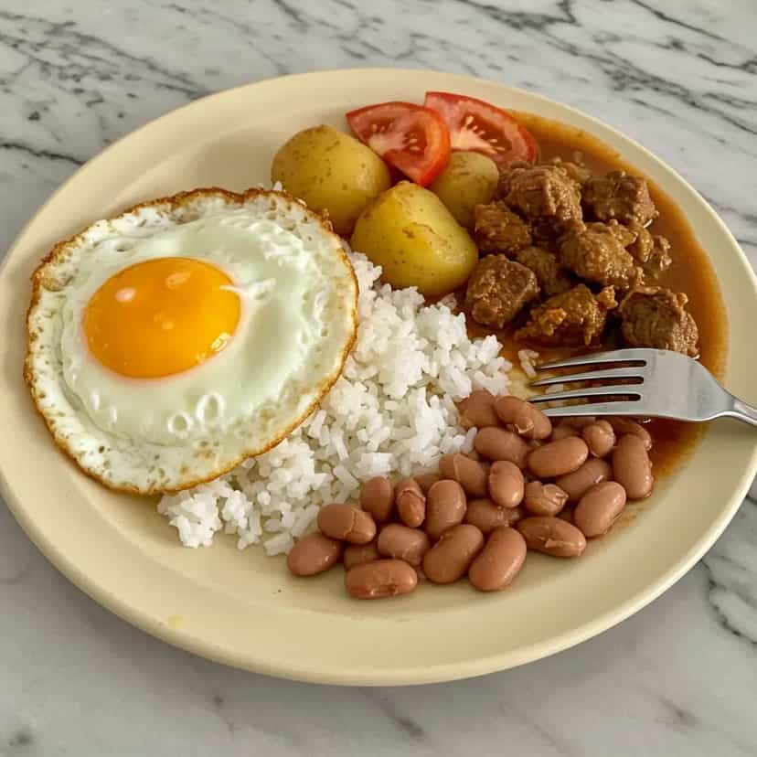 Foto deliciosa de Ovo Frito Perfeito pronta para servir - Ovos