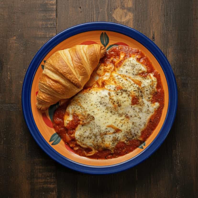 Foto deliciosa de Ovos à Parmegiana pronta para servir - Outras Receitas