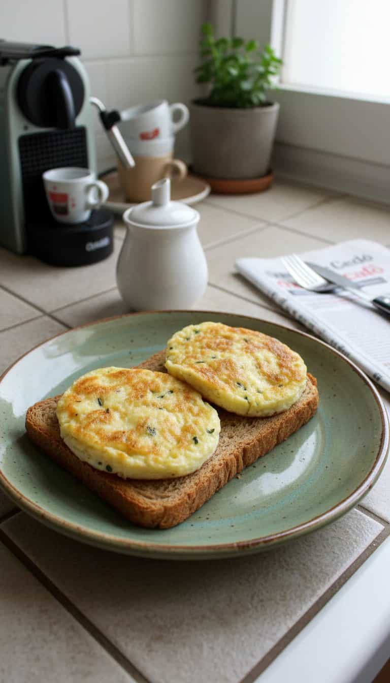 Foto deliciosa de Ovos com Queijo Suíço pronta para servir - Ovos
