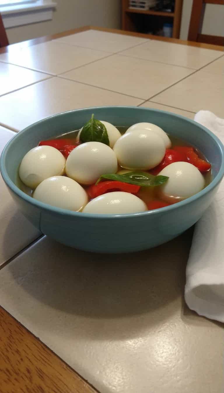 Foto deliciosa de Ovos em Conserva pronta para servir - Outras Receitas
