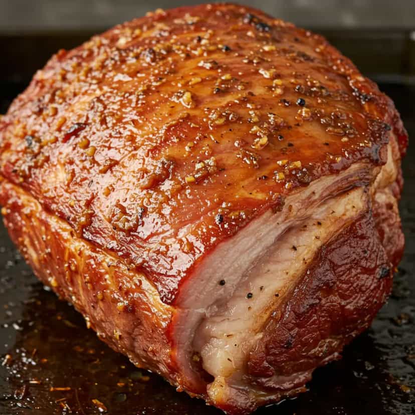 Foto deliciosa de Paca Assada com Molho Aromático pronta para servir - Carnes & Frango