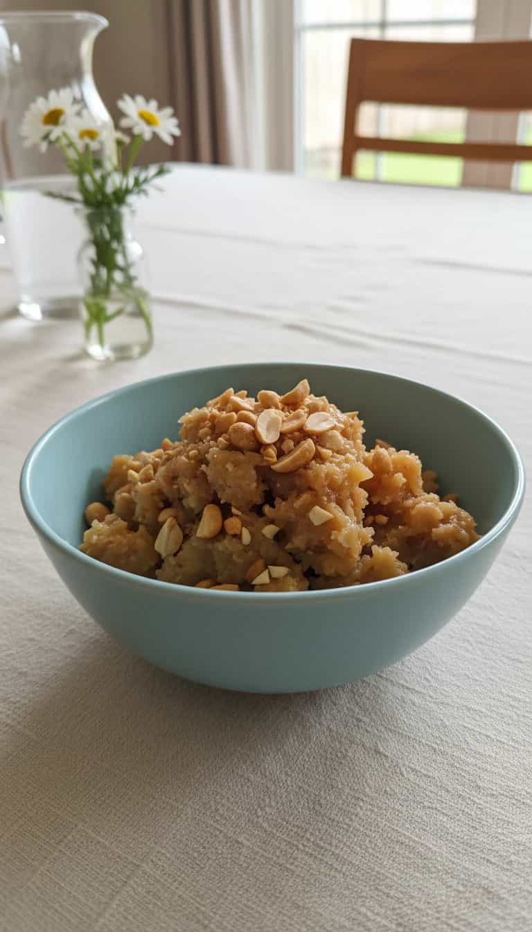 Foto deliciosa de Paçoca Cremosa de Colher pronta para servir - Pudins & Cremes