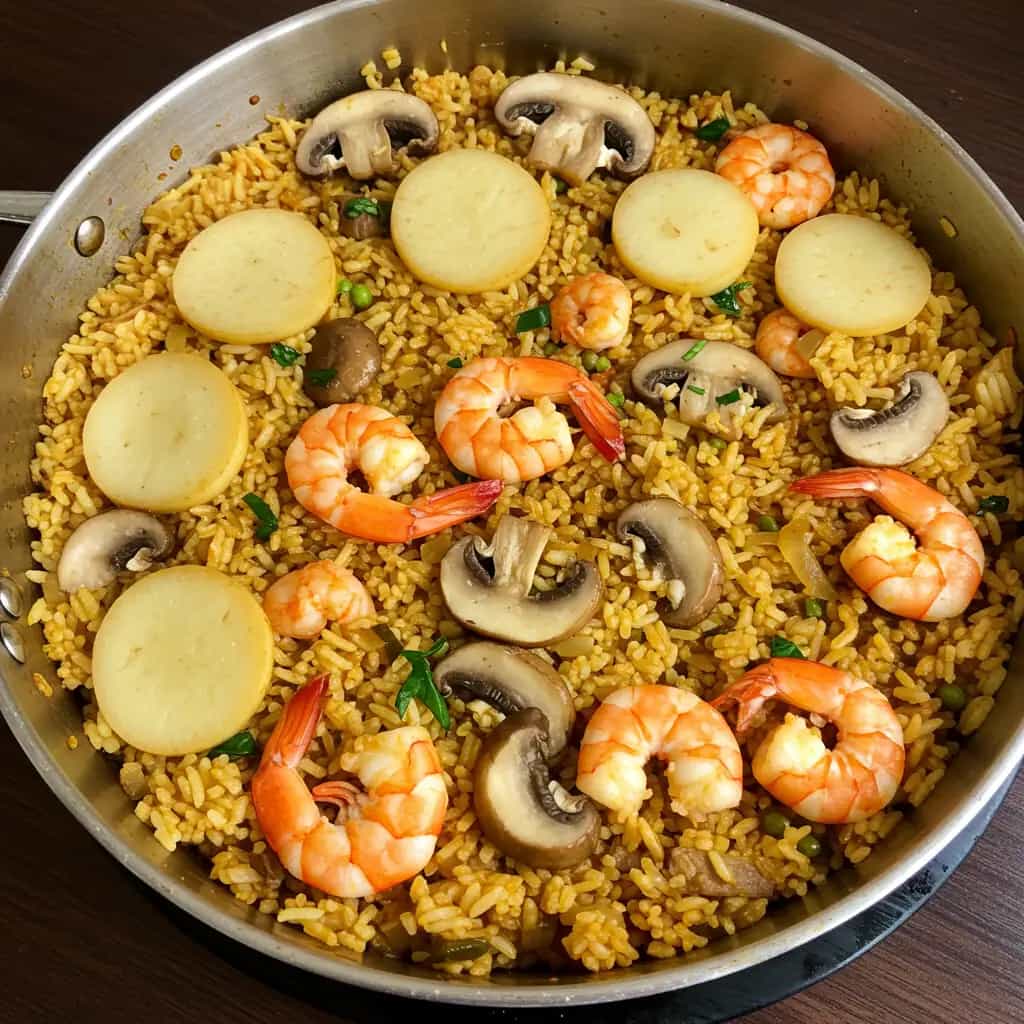 Paella de Frutos do Mar
