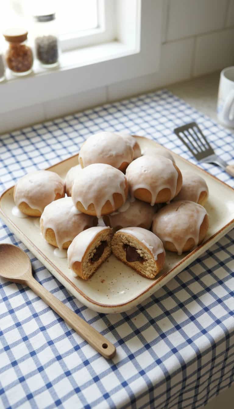 Foto deliciosa de Pãezinhos de Café com Chocolate pronta para servir - Lanches de Padaria